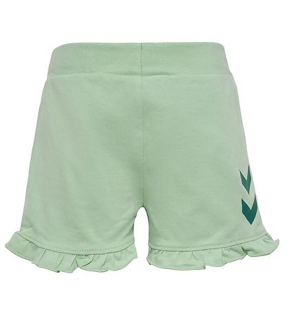 Hummel Shorts - hmlTalya Ruffle - Schlick Green