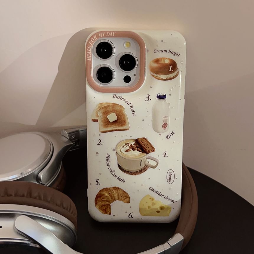 Mobby - Bakery telefoonhoesje - iPhone 15 Pro Max / 15 Pro / 15 Plus / 15 / 14 Pro Max / 14 Pro / 14 Plus / 14 / 13 Pro Max / 13 Pro / 13 / 13 mini / 12 Pro Max / 12 Pro / 12 / 12 mini / 11 Pro Max / 11 Pro / 11