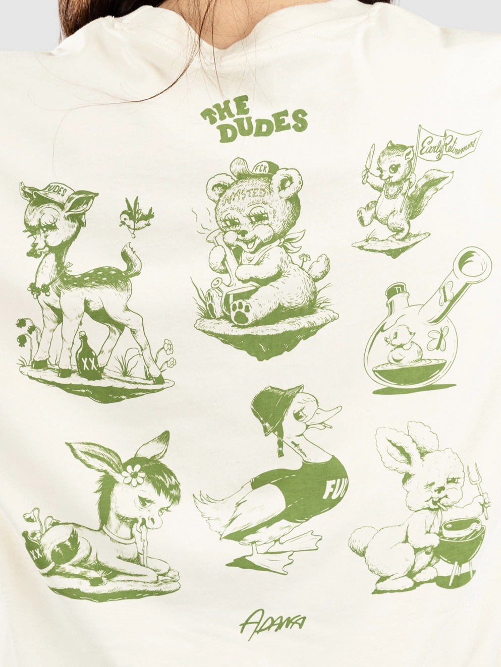 The Dudes Dudes Friends T-Shirt almond milk