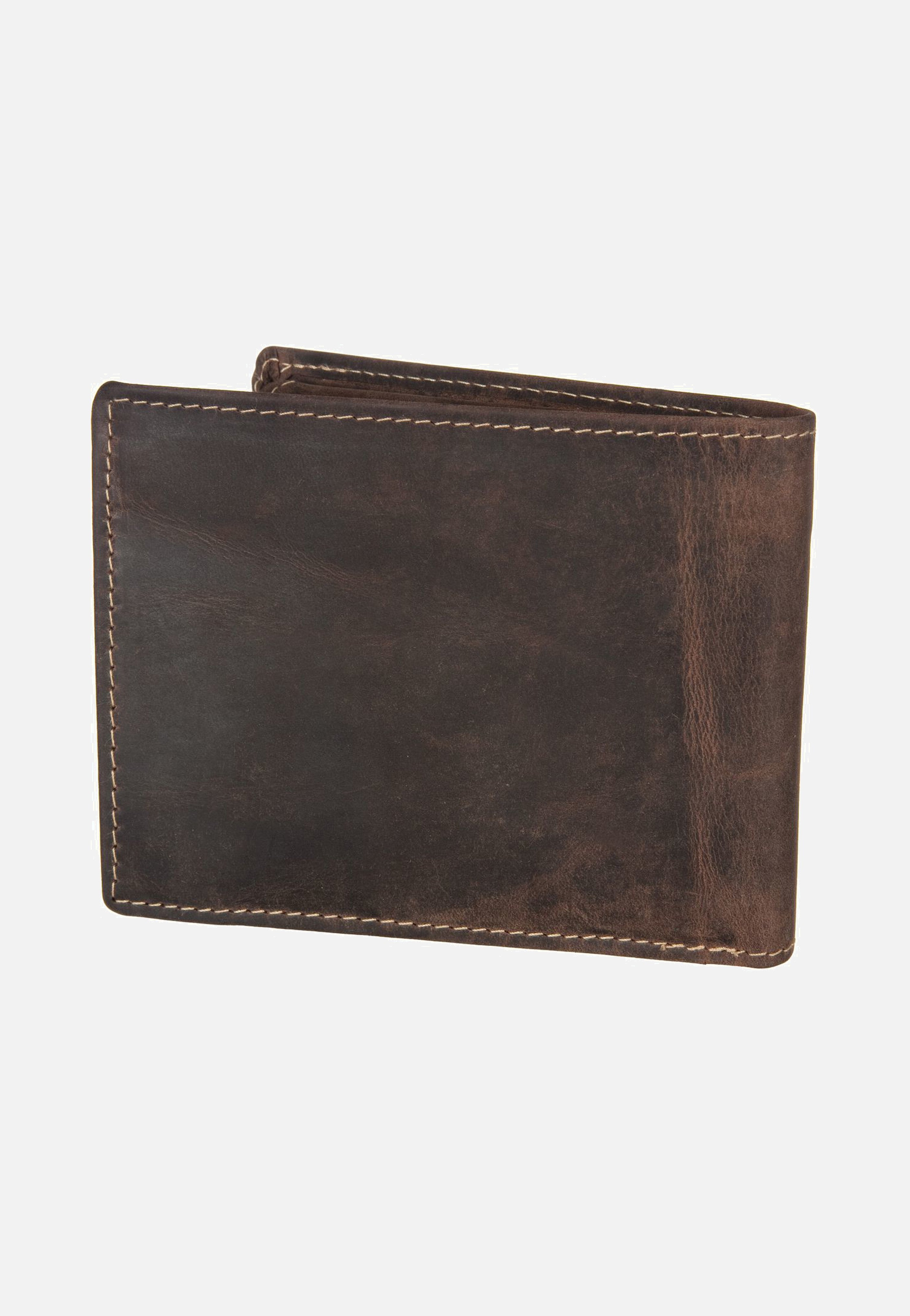 Vintage Sattelbraun - Portemonnaie