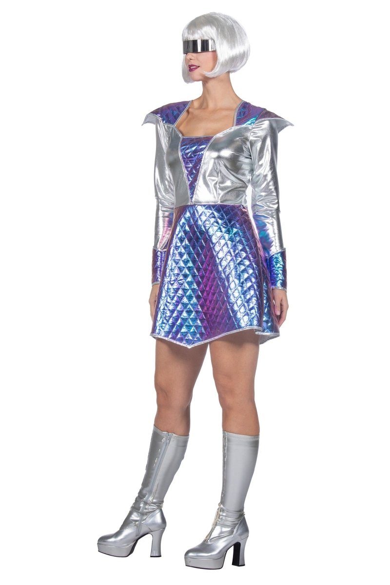 Space Jurk Dames Metallic