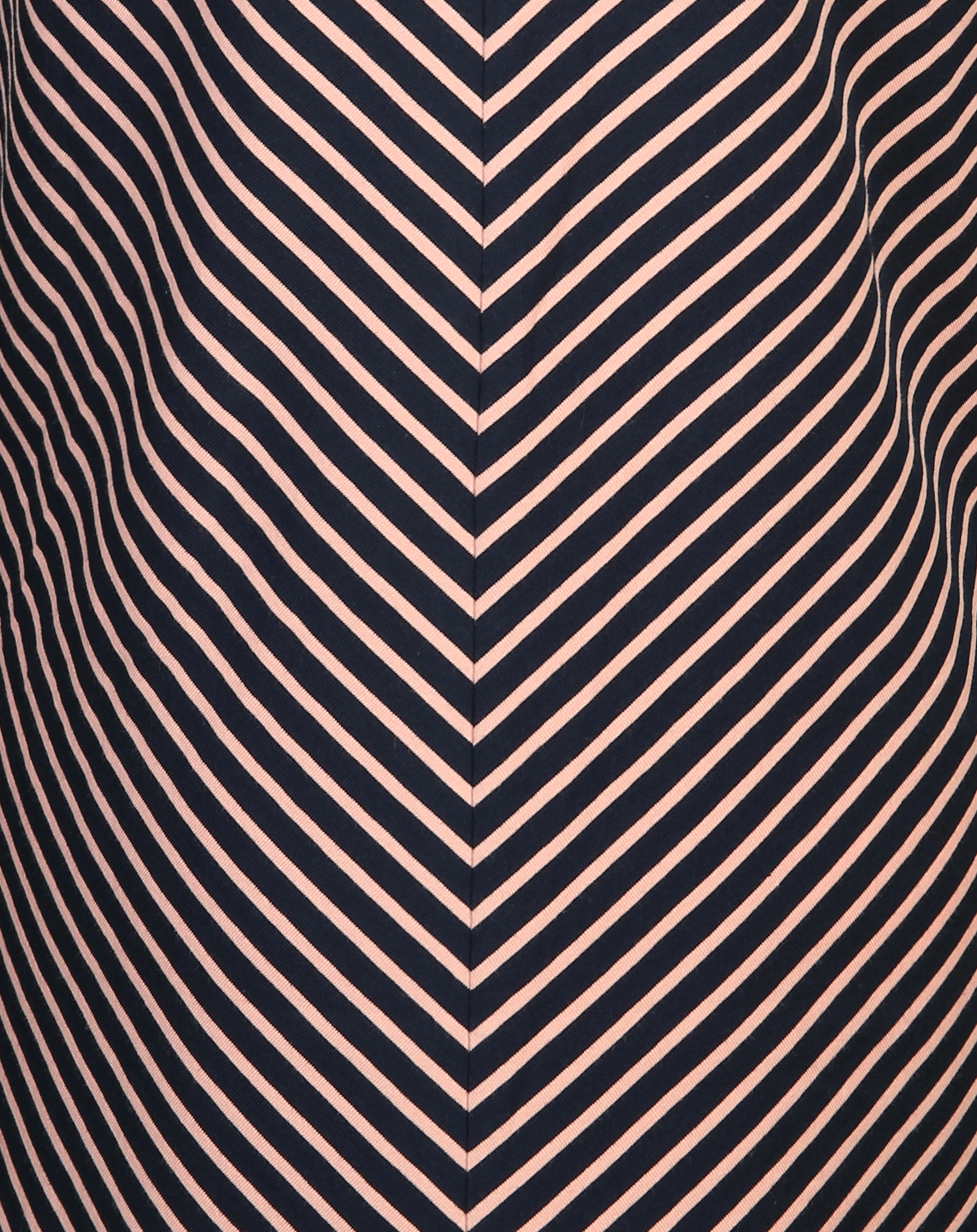 Kurzarm-Kleid KEIDAS gestreift in navy