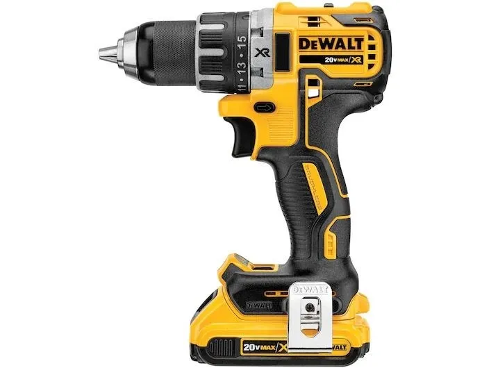 DeWALT DCD791D2-QW - Bor/driver - ledningfri - 2-hastigheders - nøgleløs borepatron 13 mm - 70 N·m - 2 batterier - 18 V