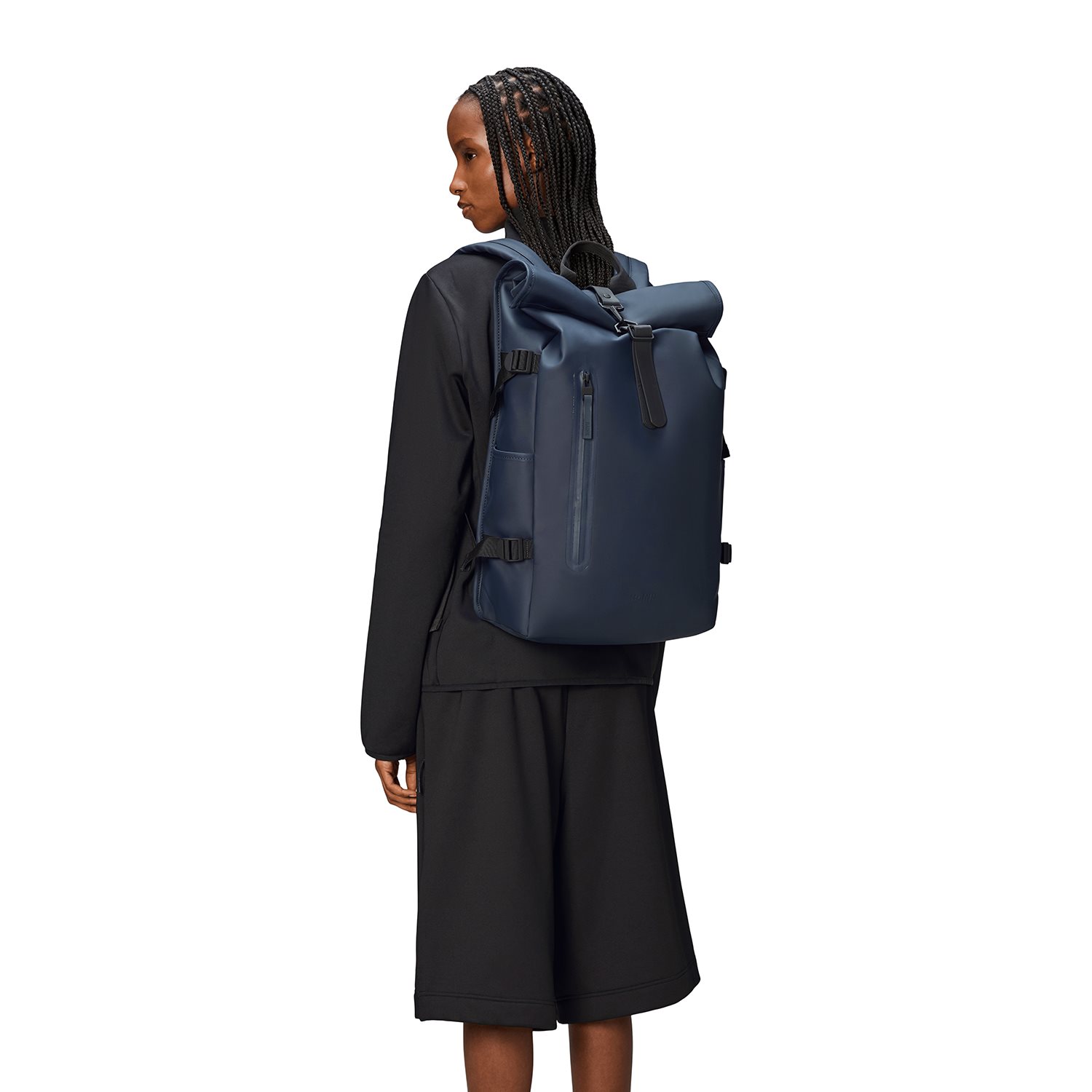 Rains Rolltop Rucksack Large W3 navy