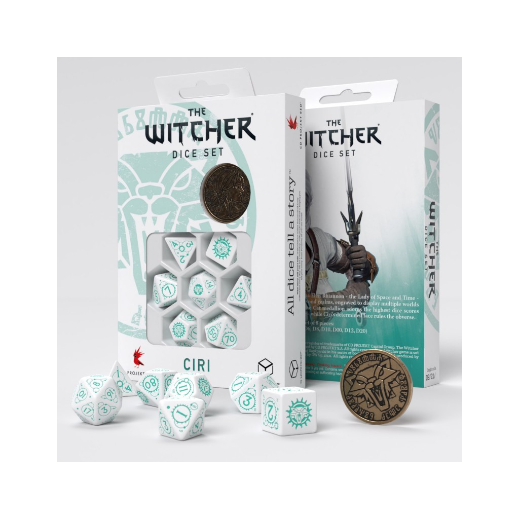 The Witcher Dice Set - Ciri - The Law of Surprise