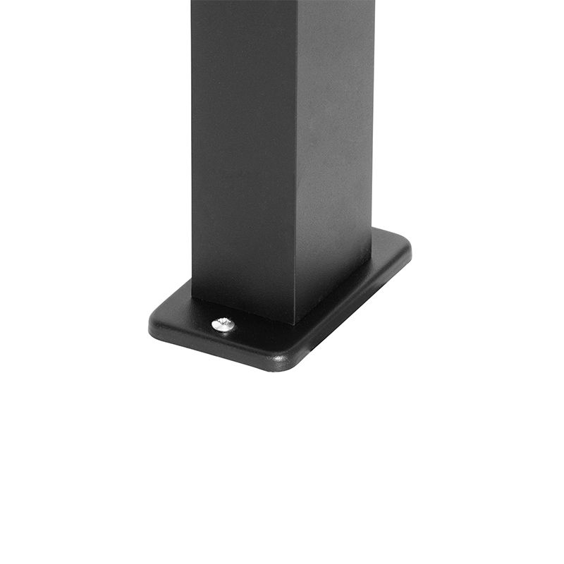 Industriële staande buitenlamp zwart 65 cm IP44 - Baleno
