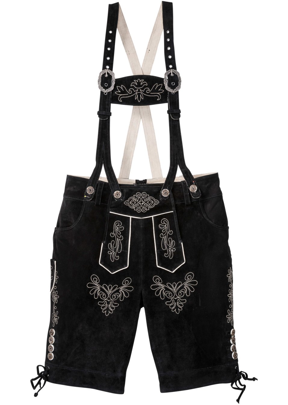 Culotte courte bavaroise en cuir Regular Fit