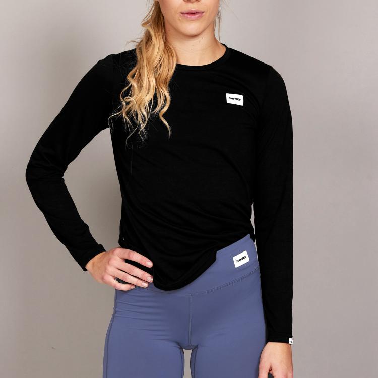 Saysky Clean Motion Long Sleeve Womens Black