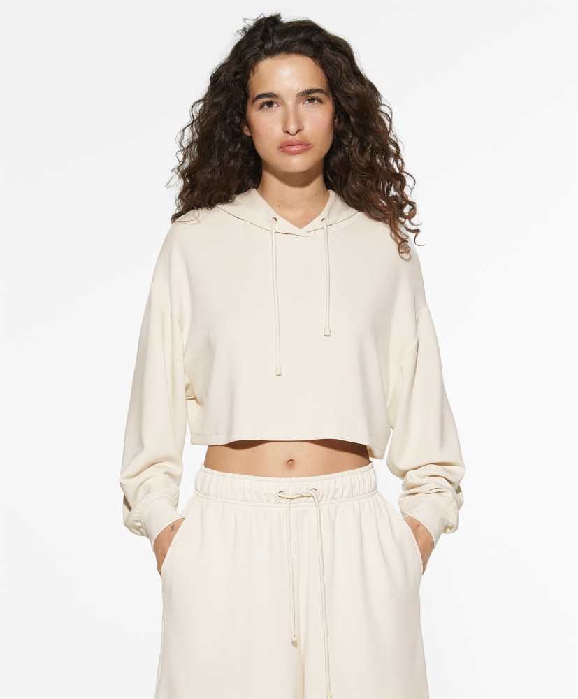 Moletom cropped de modal