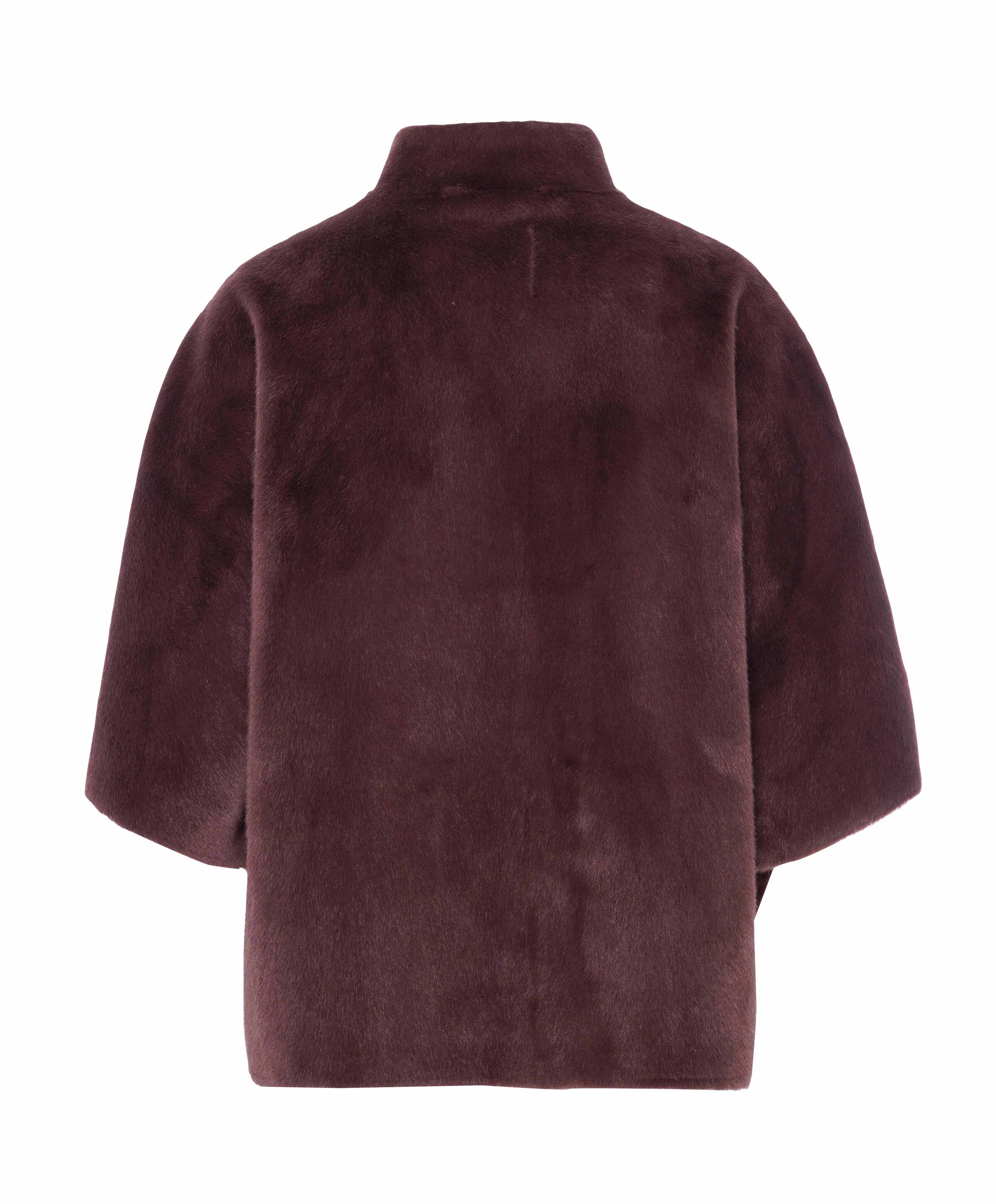Rino & pelle Dames cape bruin