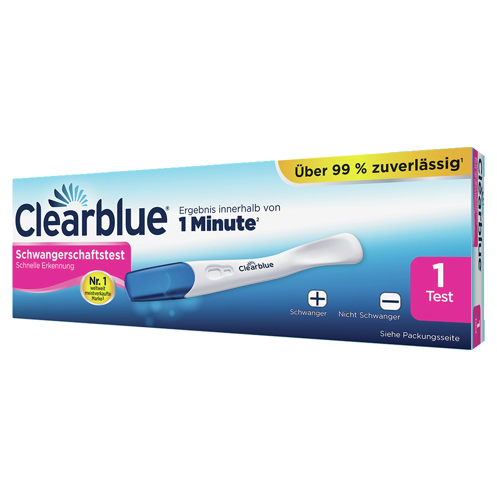 CLEARBLUE Schwangerschaftstest Schnelle Erkennung 1 Stk