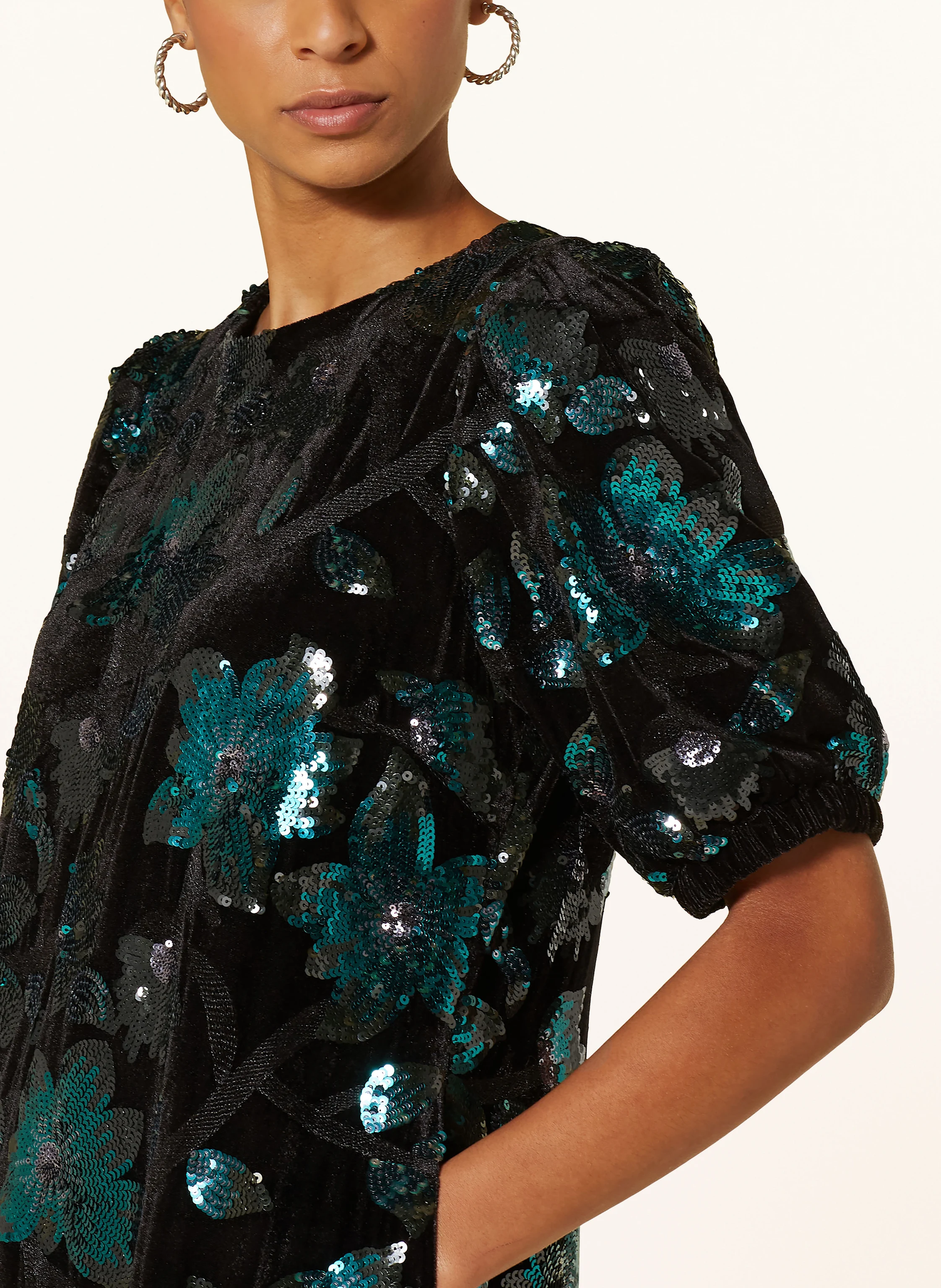 MOS MOSH Samtkleid MMCLEMENTE mit Pailletten
