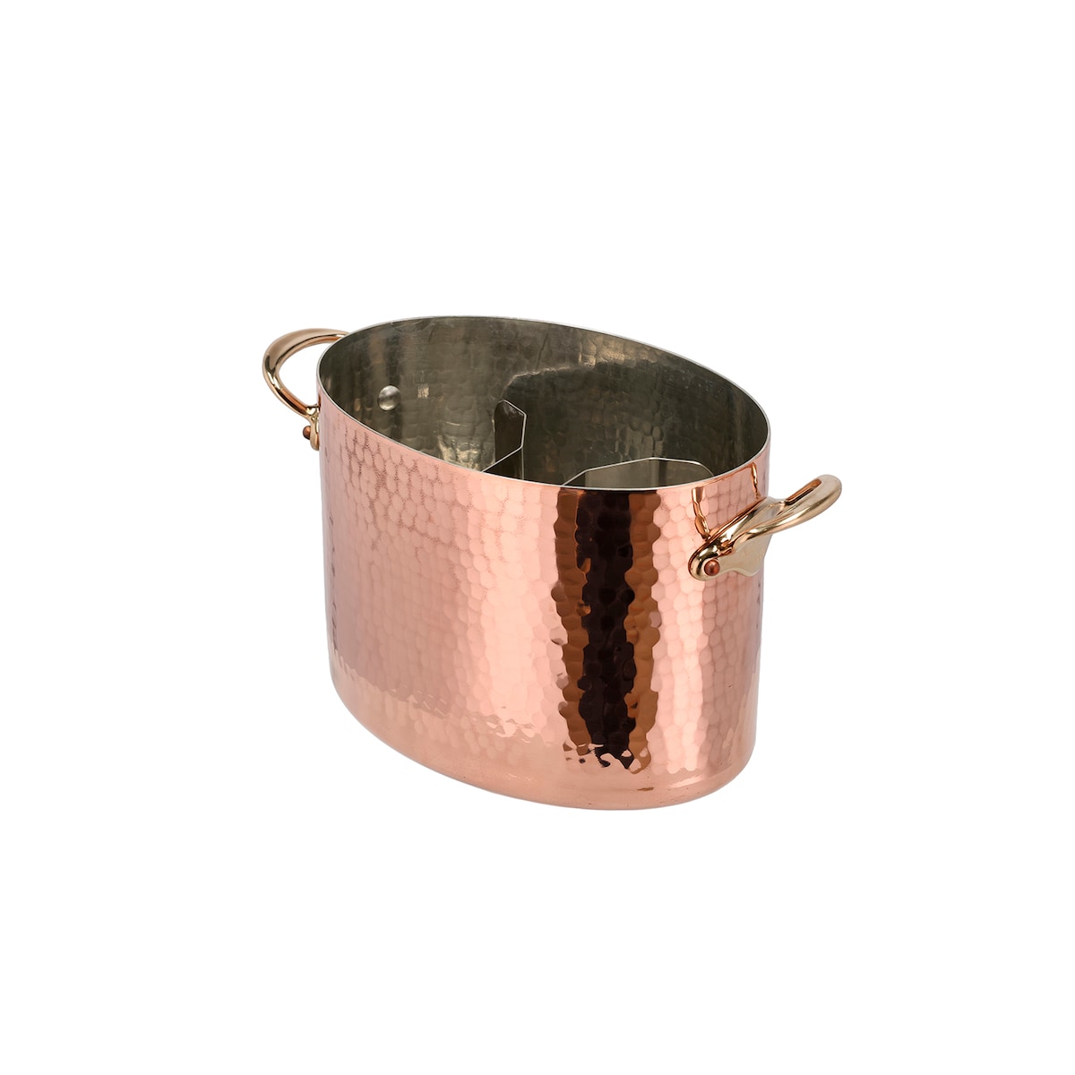 Mauviel champagne cooler oval x 26 x 20 cm