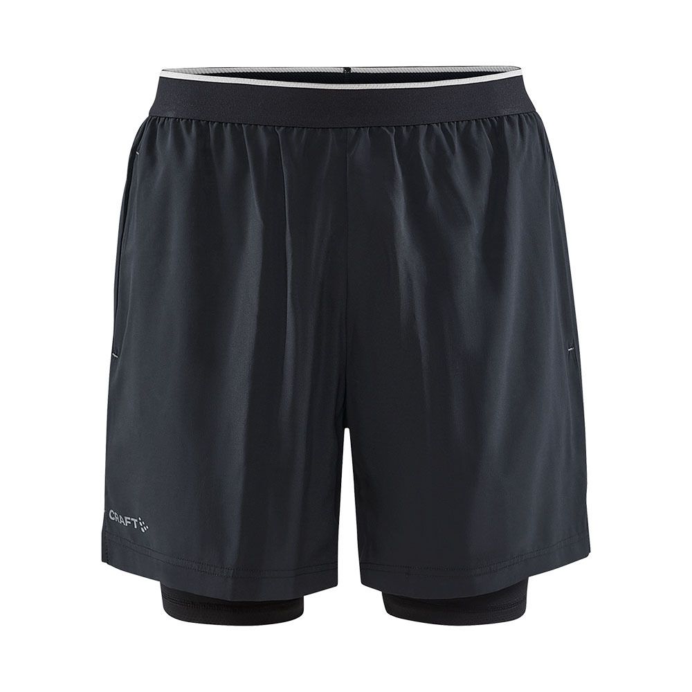 Craft ADV CHARGE - Short 2 en 1 Homme black