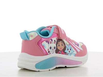 Gabby's Dollhouse Blinkende Sneakers, Fuchsia/White