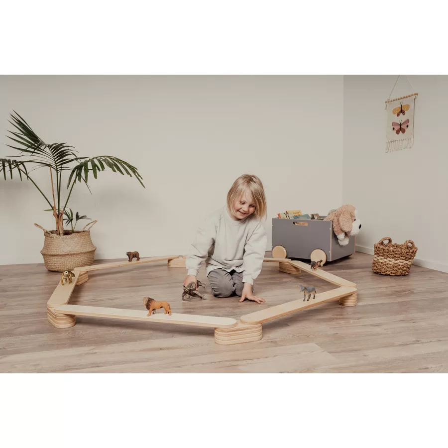 LEG & GO Schwebebalken 6er Set