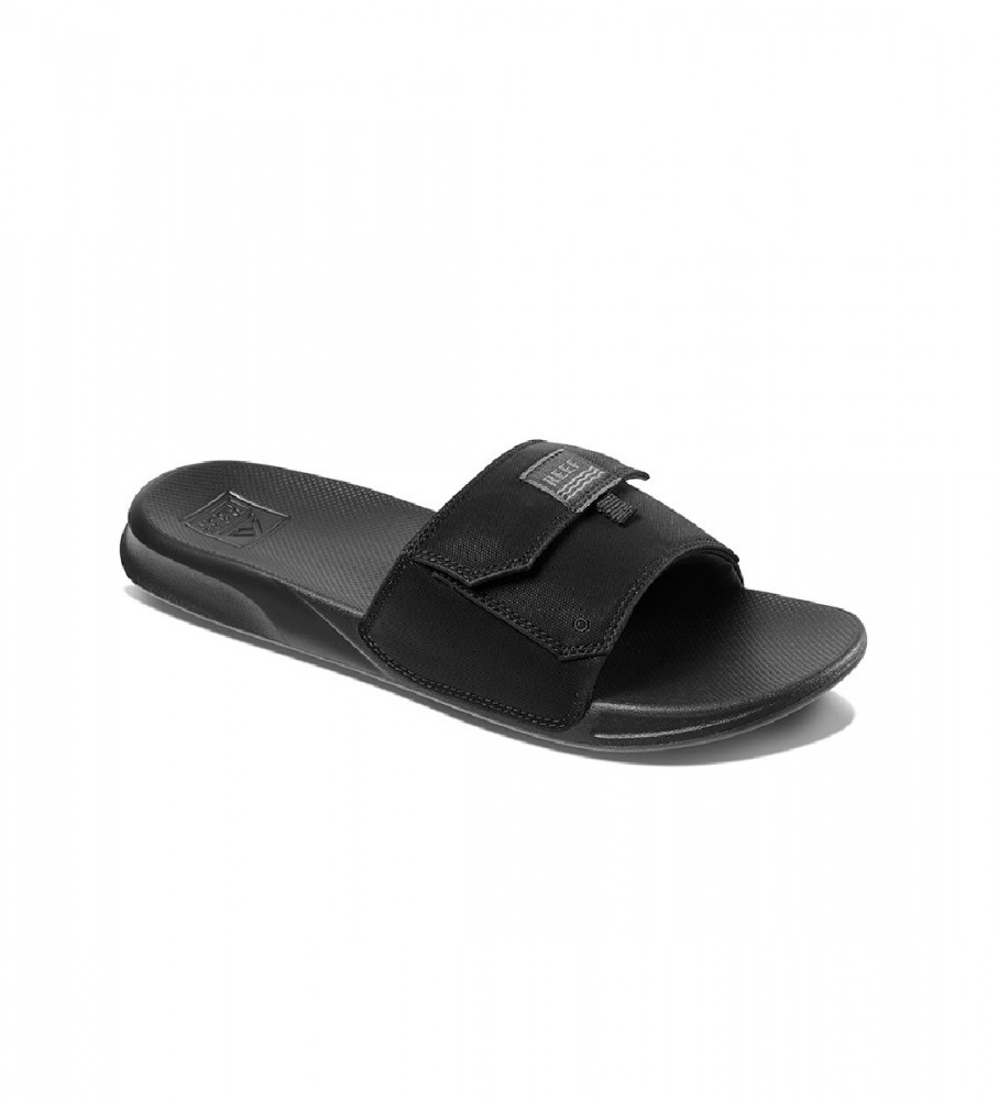 Chinelo Reef Stash Slide Preto
