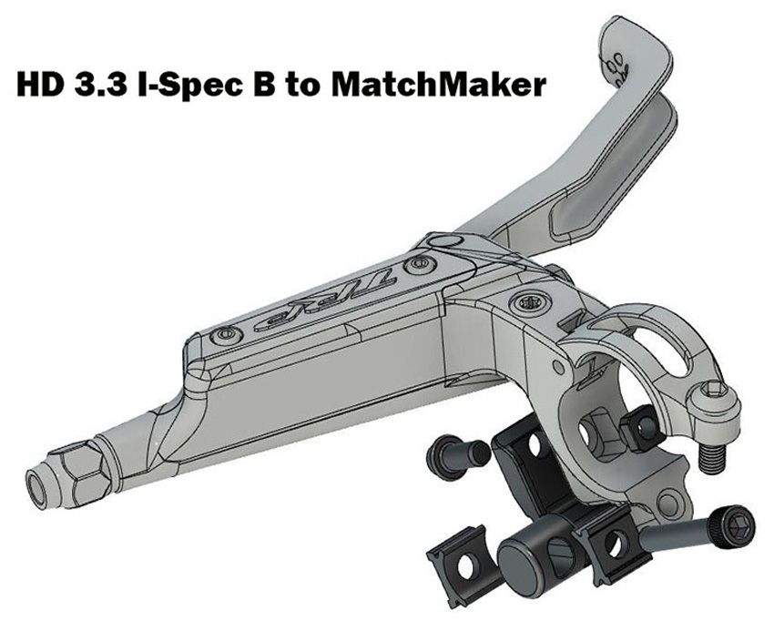TRP HD 3.3 Matchmaker Adapter rechts kaufen | Bike-Discount
