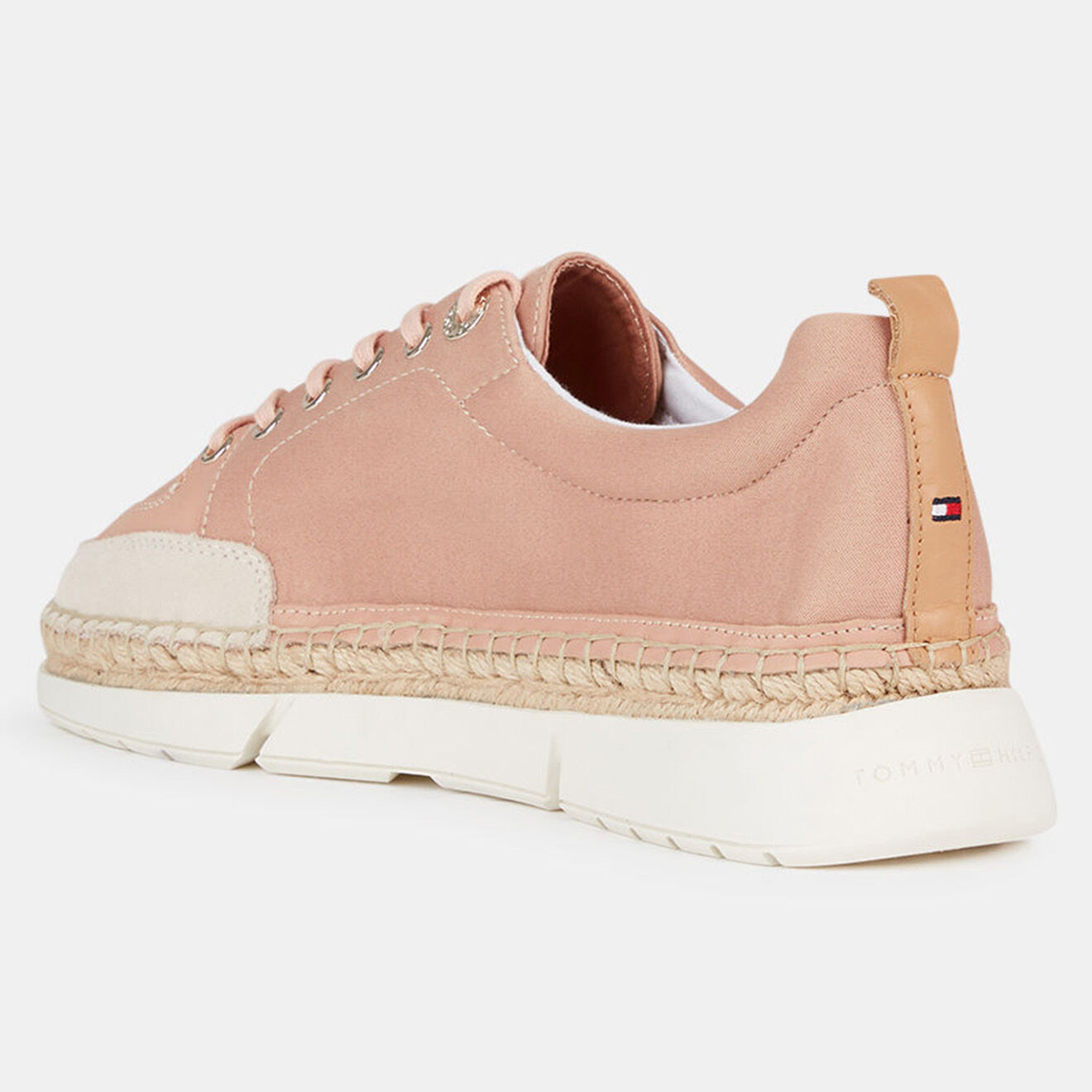 Tommy Hilfiger Baskets espadrilles Sporty Hybrid rose poudré