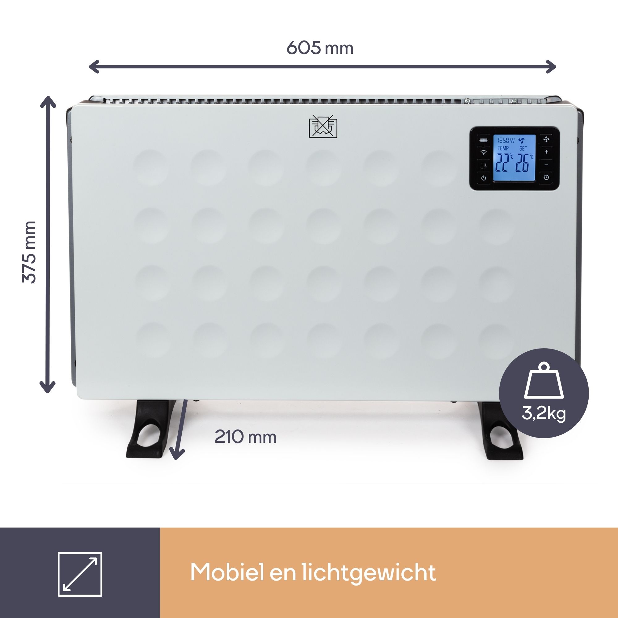 Perel SMART1310 smartconvector - 2000 watt