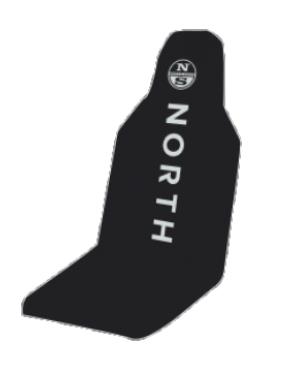 North Windsurfing Housse de siège 1 place - Car Seat Cover Noir