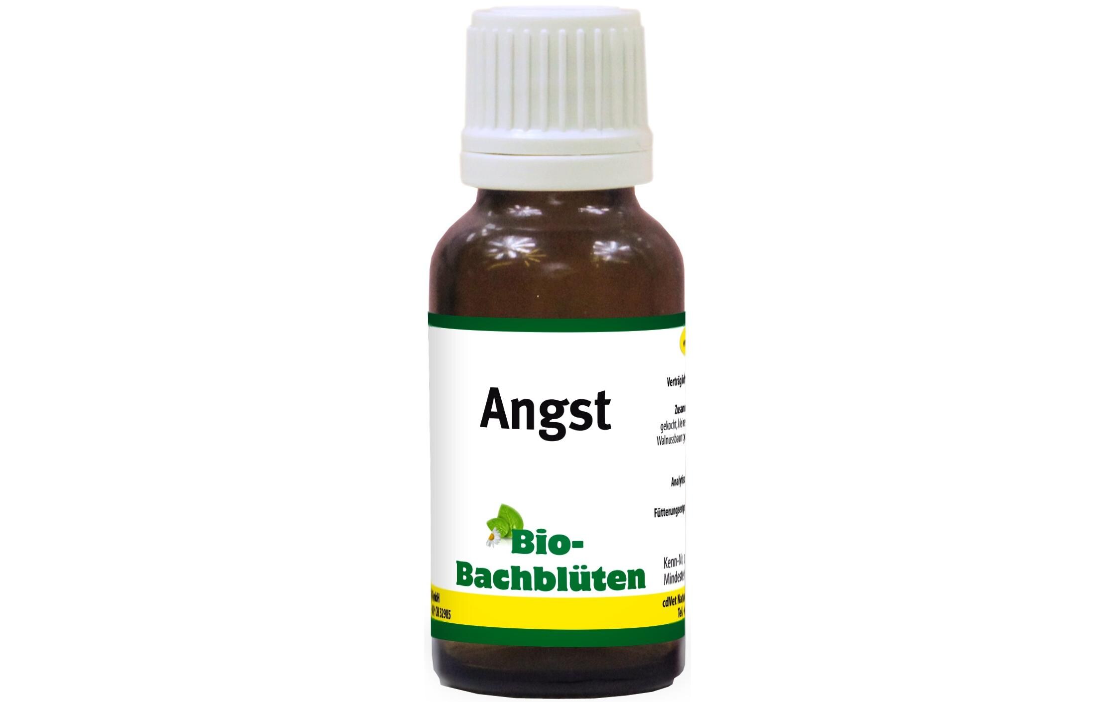 Hunde-Nahrungsergänzung Bio-Bachblüten, Angst, 20 mlNahrungsergänzung für Hunde & Katzen