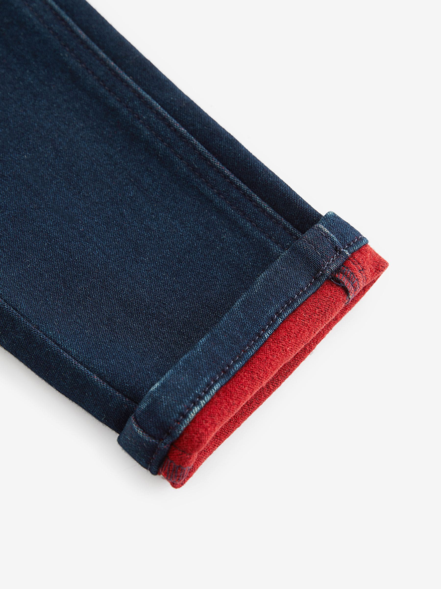 Blauw met wassing - Superzachte jeans met stretch en elastische taille (3 mnd-7 jr)