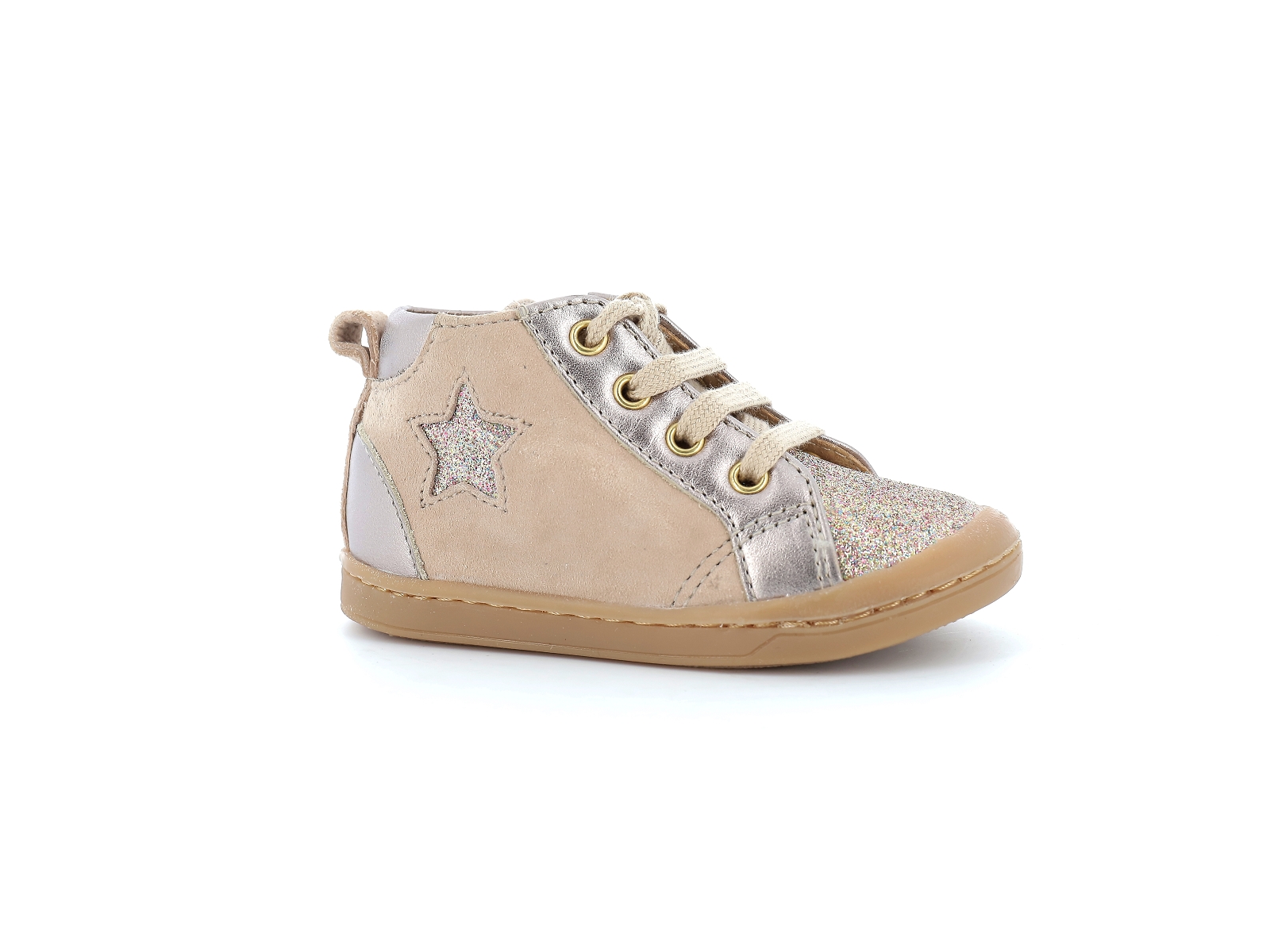 Shoopom-KIKKI STAR Nubuck Velours Beige