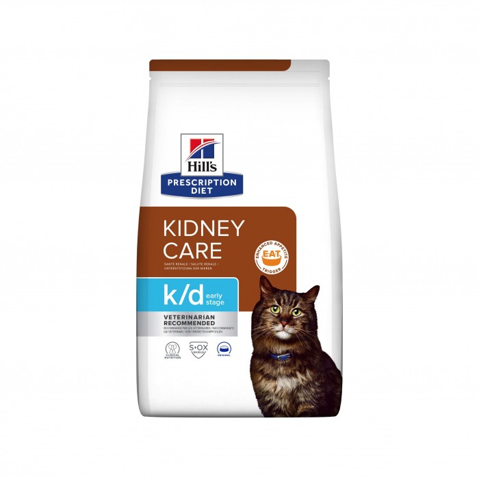 HILL'S Prescription Diet k/d Kidney Care Early Stage - Croquettes pour chat