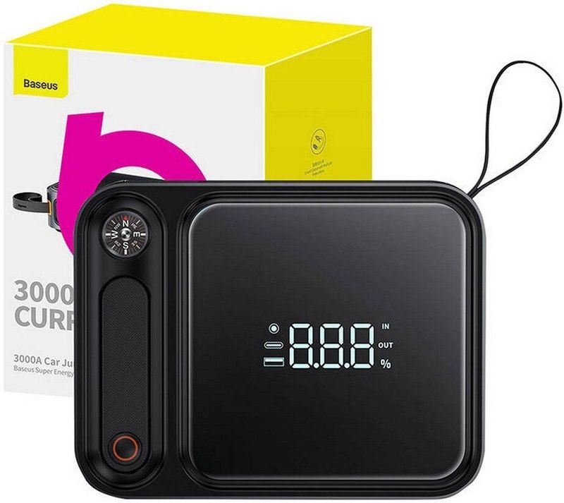 Baseus - Super Energy Ultra Jump Starter - Acculader - Zwart - 26800 mAh