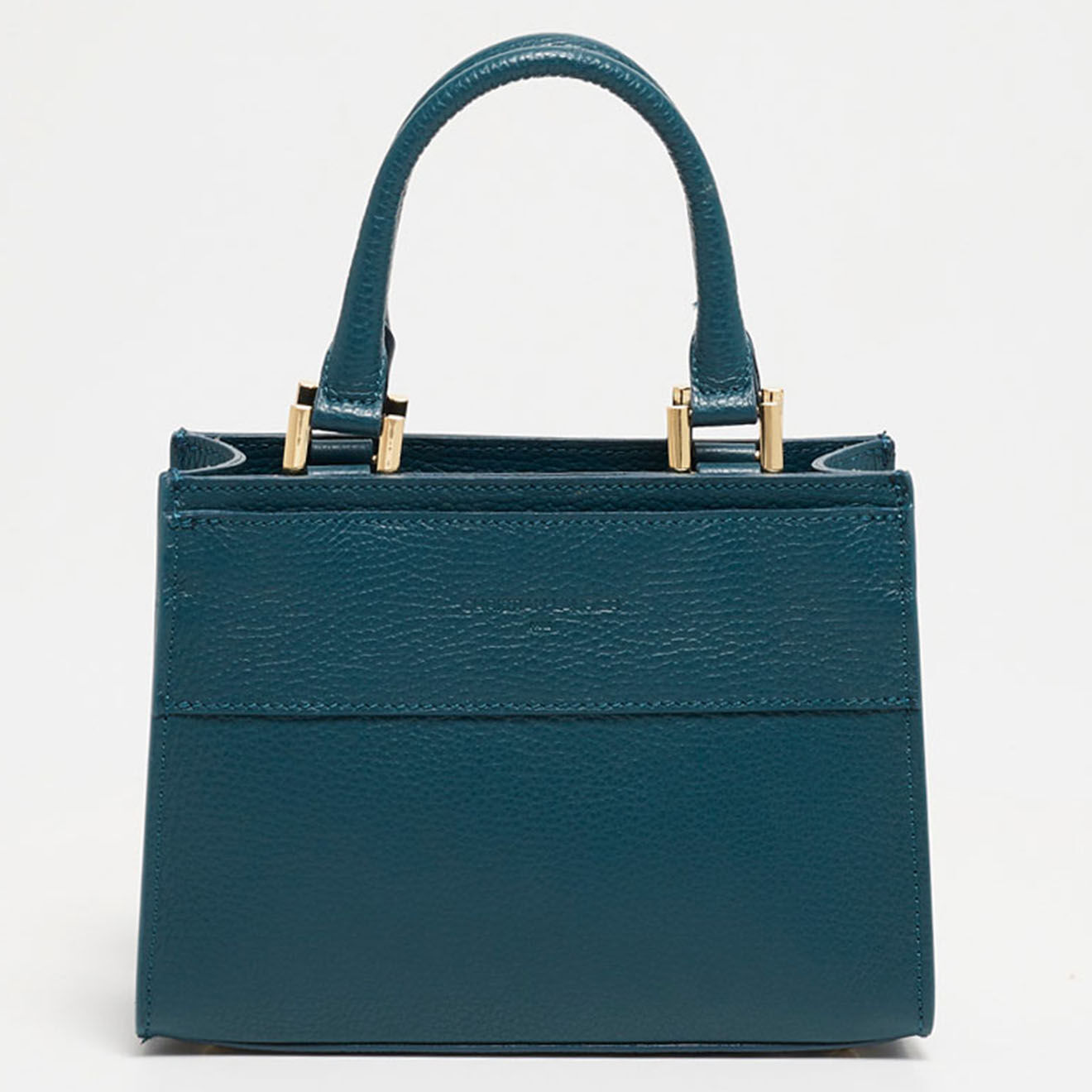 Christian Laurier Sac à main en Cuir Minieffie vert bouteille - 23x16x10 cm