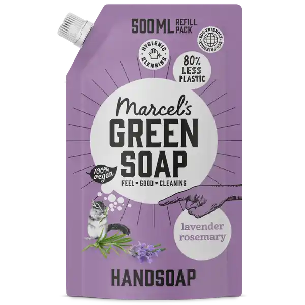 Handseife Lavendel & Rosmarin Nachfüllbeutel