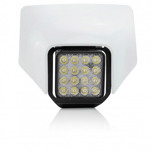 Acerbis - Plaque phare VSL Husqvarna FE/TE (2017-2019) Blanc