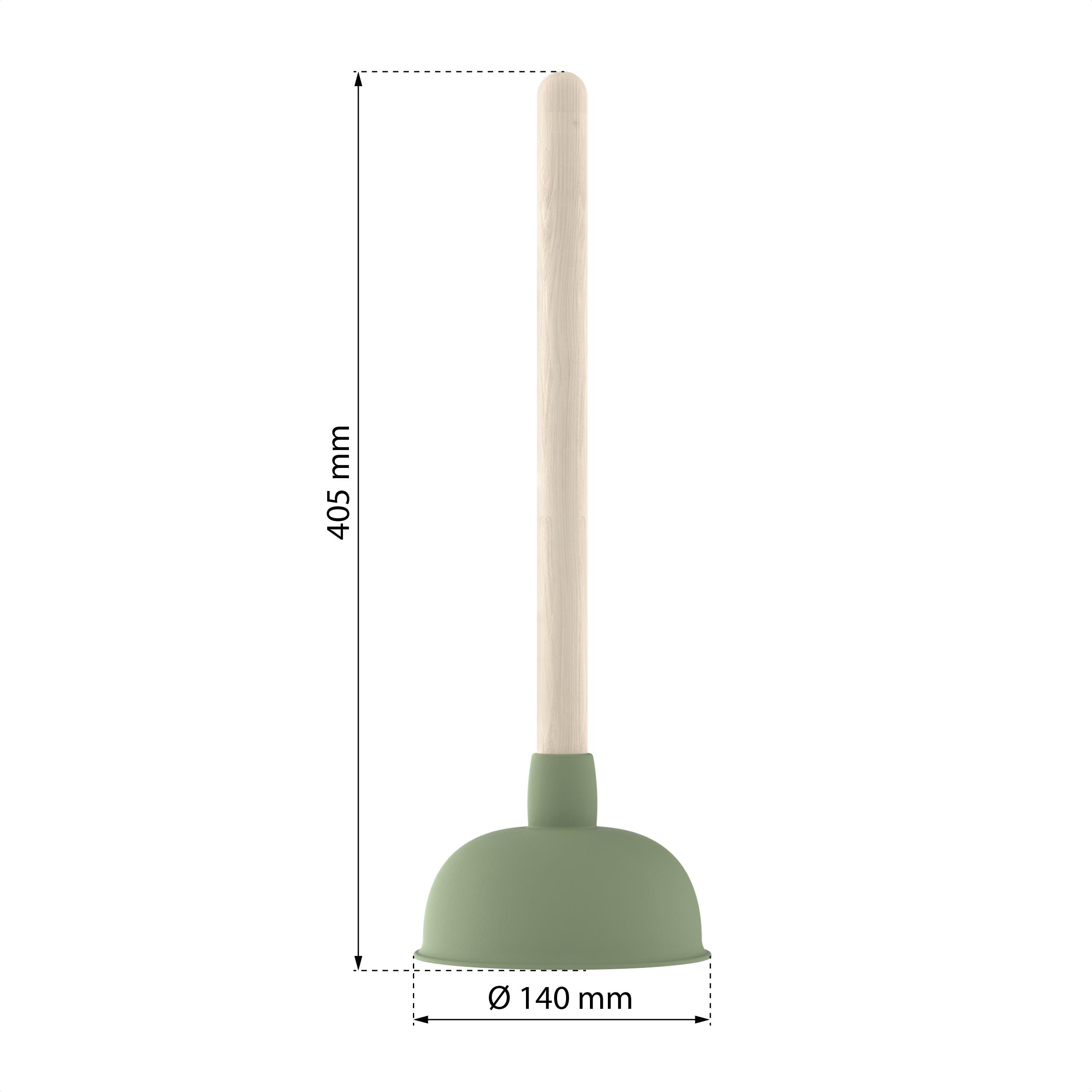 Eisl Bunter WC Pömpel Ø 140 mm farbige Saugglocke Grün