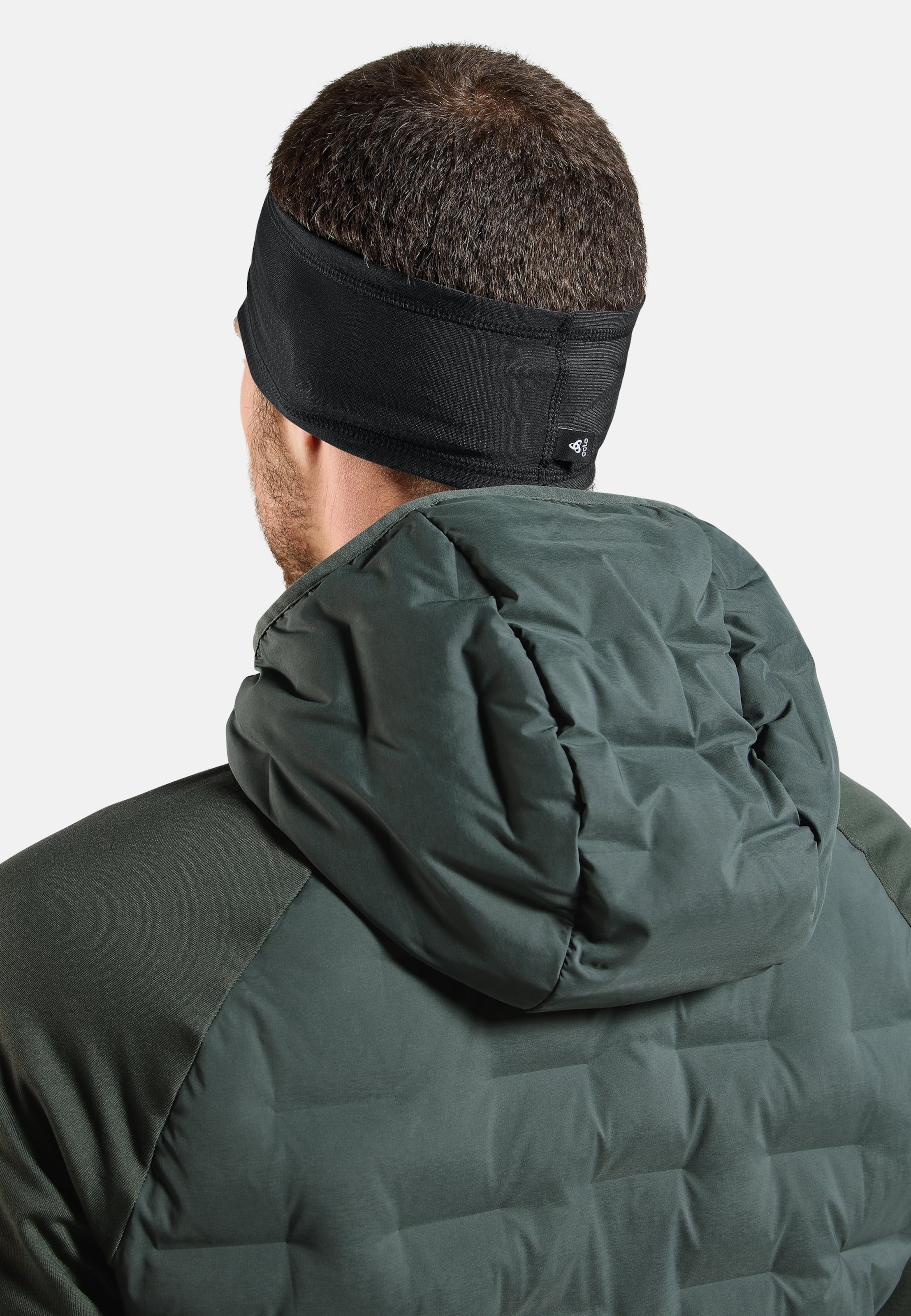 Polyknit Warm Stirnband mit reflektierenden Details in black