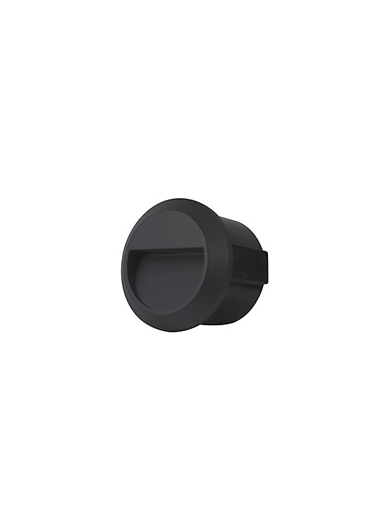 Spots à encastrer Sham LED intégrée 148lm 4.4W IP54 GoodHome gris anthracite