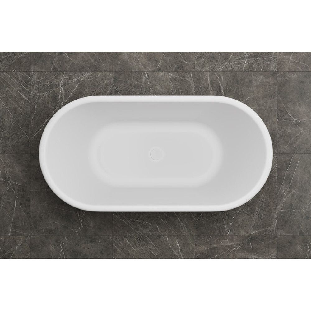 BADEKAR CAMARGUE DJURÖ FRITTSTÅENDE HVIT 130CM