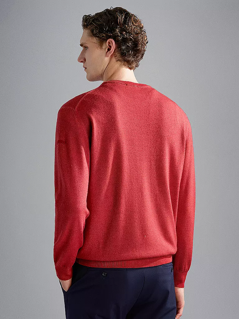 PAUL & SHARK Pullover dunkelrot