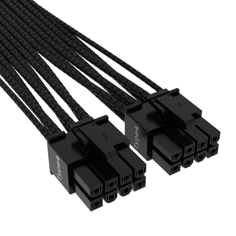Corsair câble 600W 12+4 broches PCIe Gen 5 - Noir