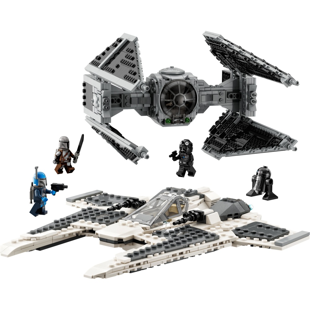 LEGO Star Wars 75348 Mandalorian Fang Fighter vs. TIE Interceptor Set