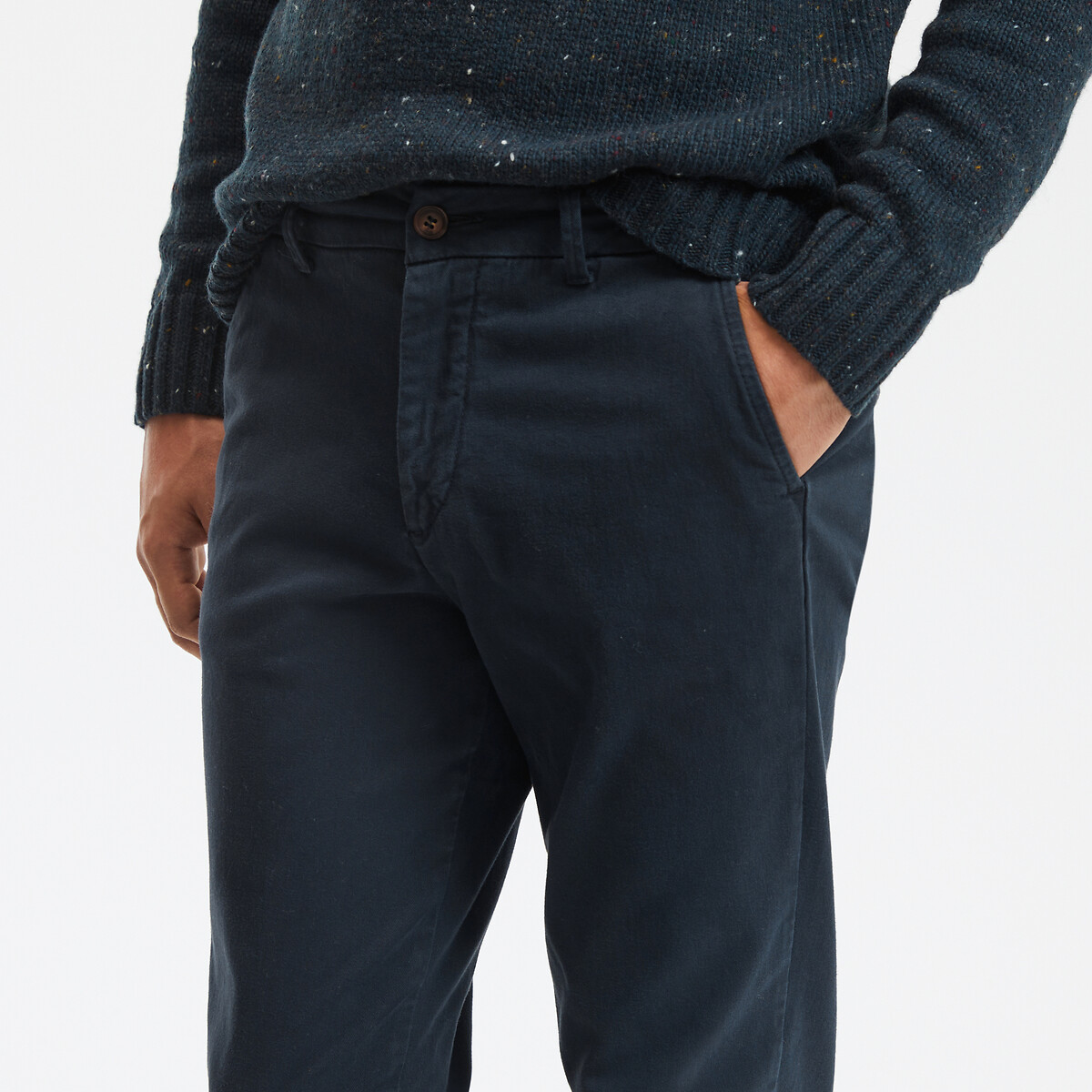COLEÇÕES LA REDOUTE<br>Cuecas chino regulares, Assinatura FRANÇOIS