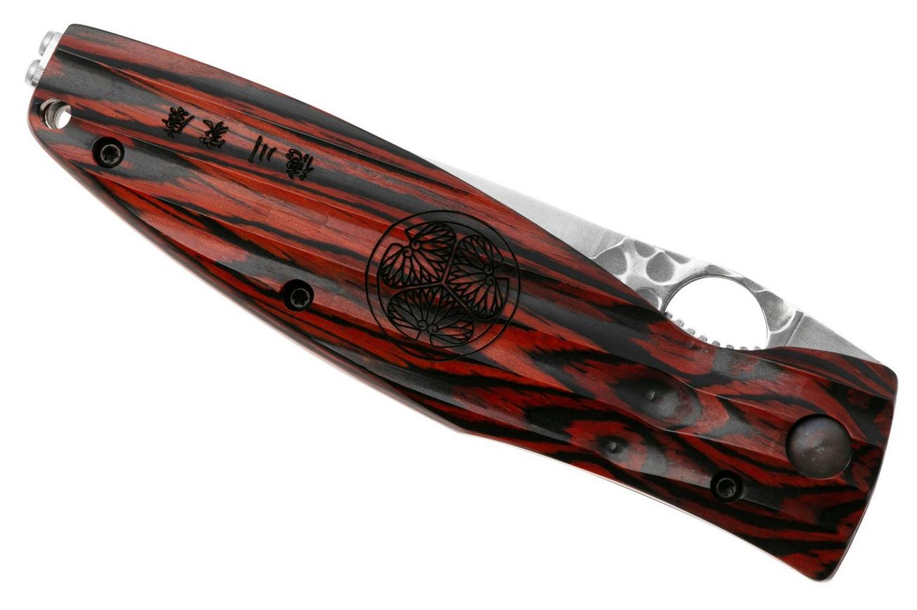 Mcusta MC-0183G Sengoku Tokugawa Ieyasu SPG2, red pakkawood, herenmes