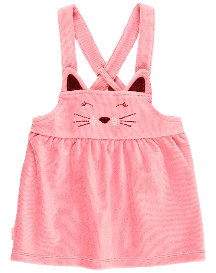 Latzkleid KÄTZCHEN in rosa