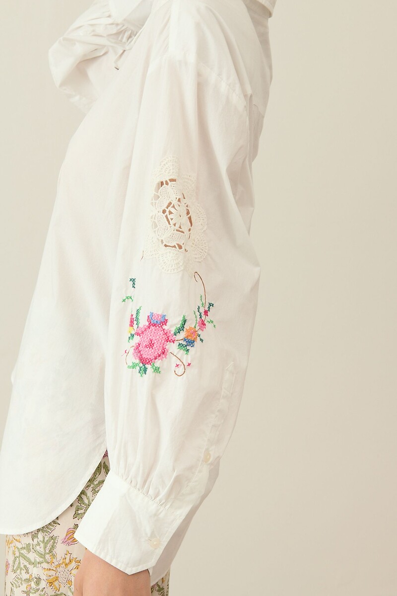 LOUISE MISHA<br>Camisa de manga comprida bordada REYNALD