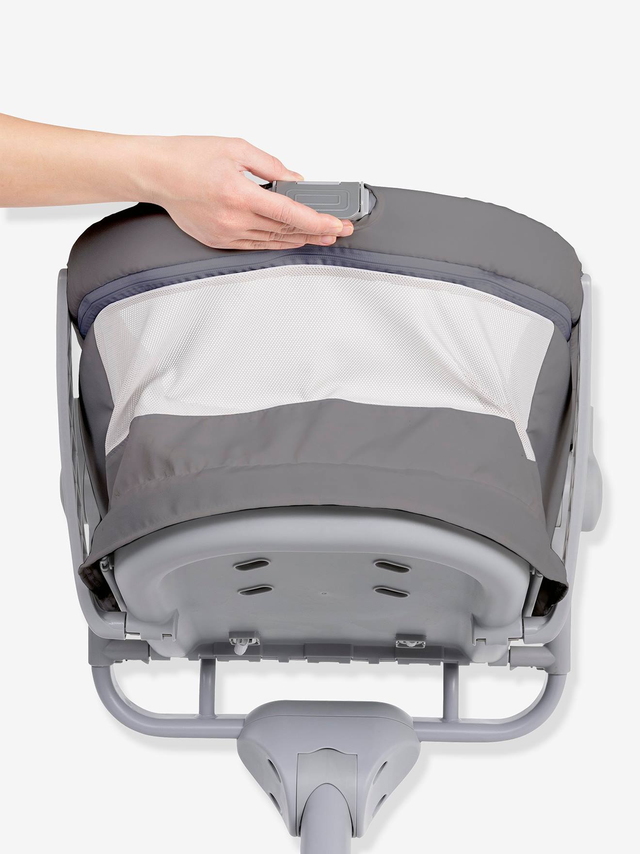 Baby Hug 4 em 1 Air CHICCO cinza escuro liso