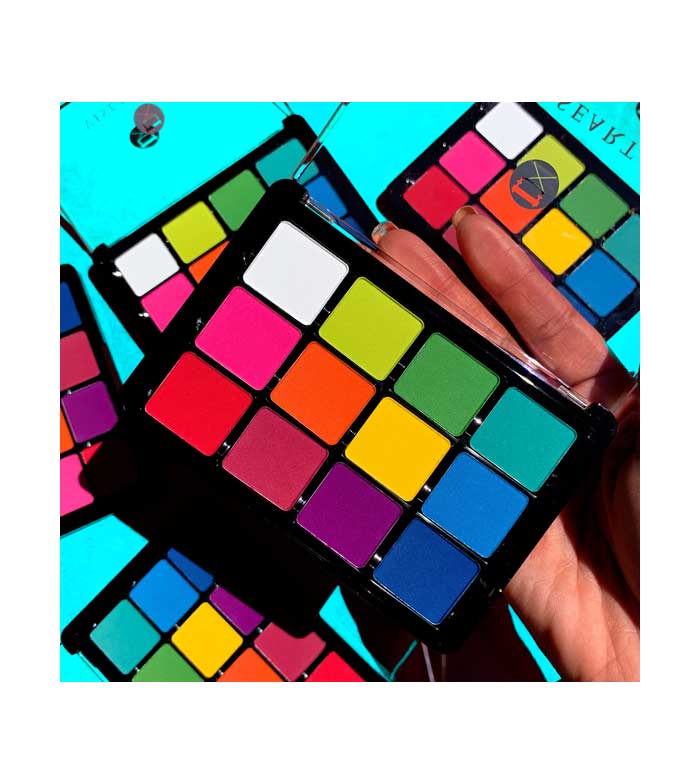 Viseart - Paleta de Sombras Slim Pro - VPE08: Editorial Brights