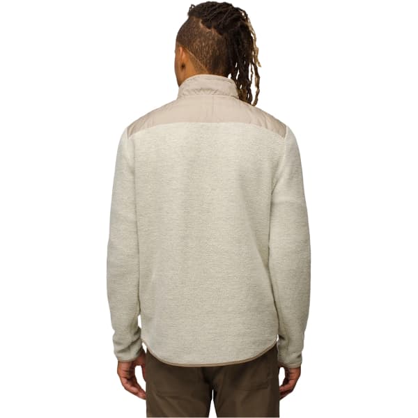 Sweat polaire PRANA INCREDIWOOL 1/2 ZIP M CHALK