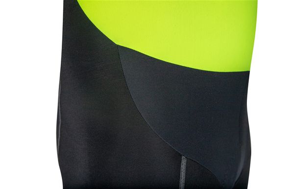KALTFRONT PERFORMANCE Herren-Thermo-Bibhose  schwarzneongelb  S