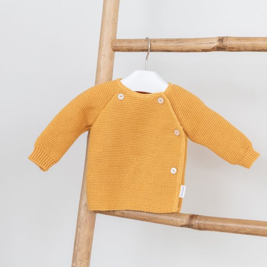Brassière Collection P'tit Bisou Trousseau Tricot 2019   Curry        0-1 mois   de               P'tit bisou