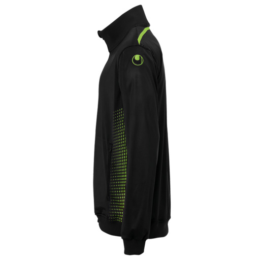 Jaqueta esportiva Score Track Jacket, preta/verde fluorescente, Uhlsport